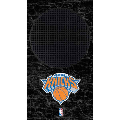 NBA New York Knicks Black Secondary Logo Xbox Series S Console Skin